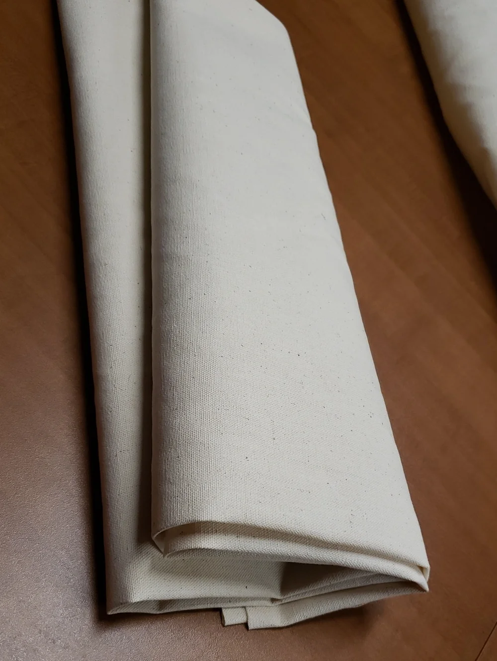 Natural Cotton Canvas Fabric Bolt - Heavyweight Plain Weave